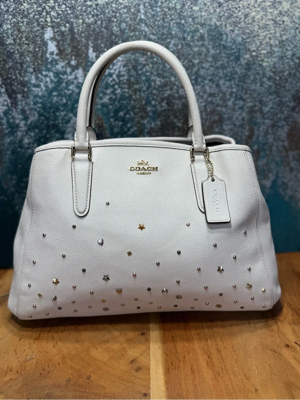 Coach Celestial 2017 Rare Highly Collectible Stardust Margot Carryall
